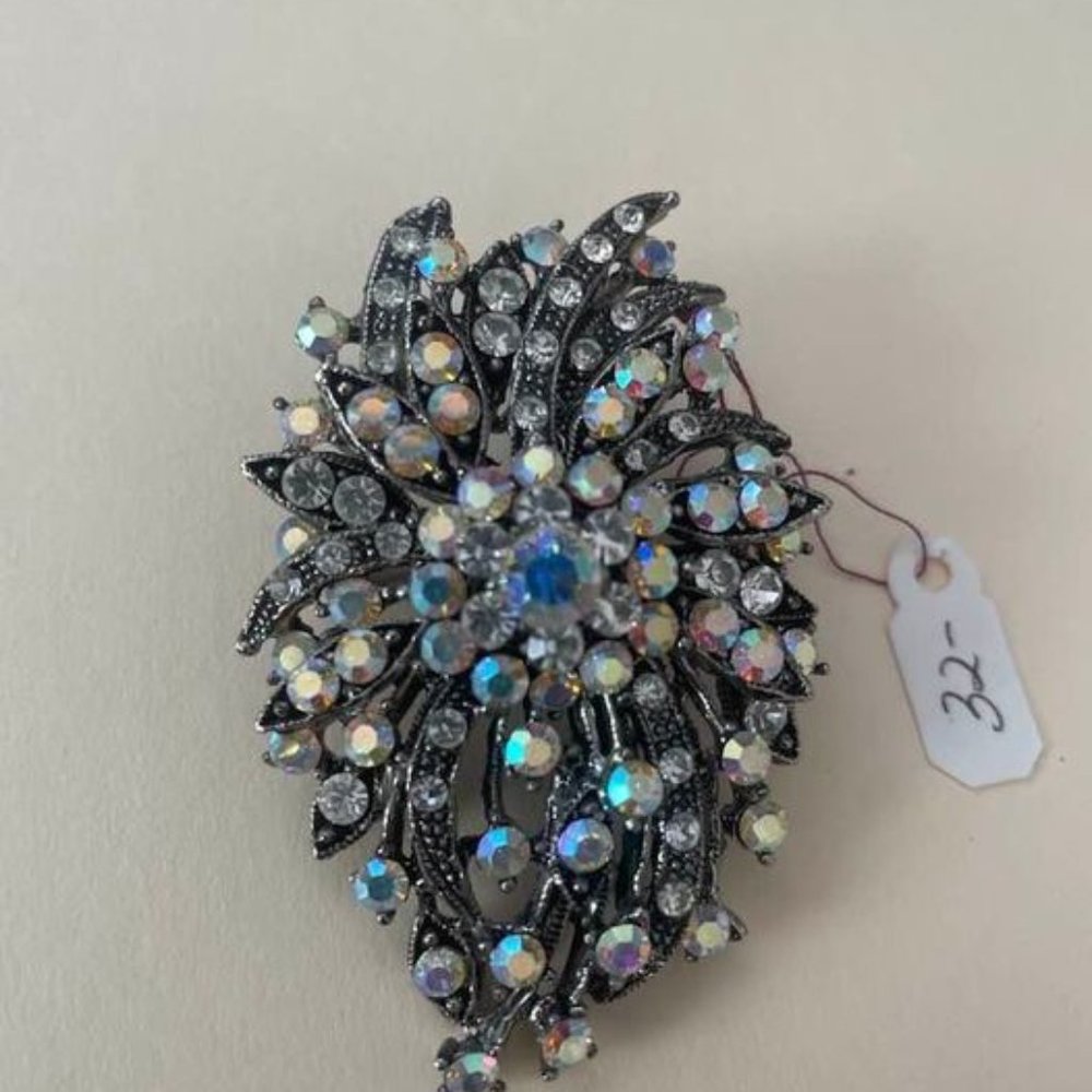Crystal Brooch